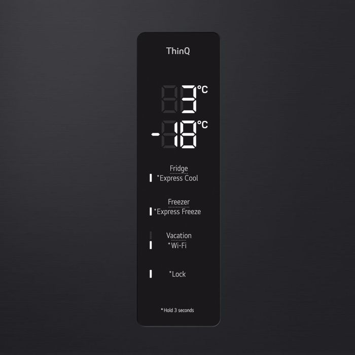 Psugiokatapsuktis LG GBV5250DEP Mavro Mat D